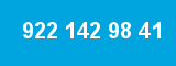 922 142 98 41 922 142 98 41